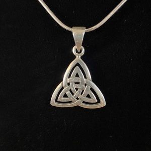 Sterling Trinity-knot Necklace